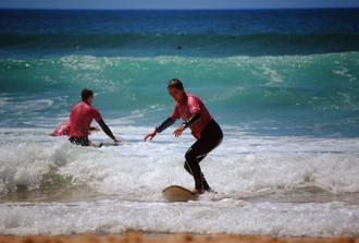 Group Surf Lesson from Praia da Rocha