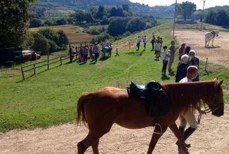 Wine tasting and horseback riding in Montepulciano, in Tuscany from Rome
